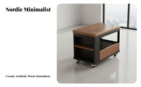foldable Square Desk Portable Square Accent Table Sturdy and Stable