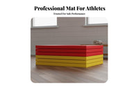 Judo Mat Non-Slip Tatami Mat Cushioning Support Grappling Floor Tile for Fighting Artists, Wrestlers, Competition Venue, School, Workout