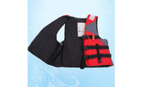 Waterproof Material High Buoyancy Life Jacket Lightweight Design Watersports Safety Vest Reflective Strips Adjustable Flotation Vest for Snorkeling, Surfing