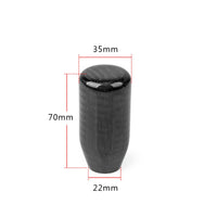 Adapter Sleeves Threaded Gear Selector Knob Woven-Look Carbon Fiber Gear Selector Knob