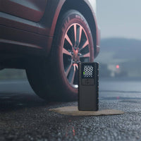 Fast Inflation Intelligent Air Compressor Automatic Shutoff Car Tire Inflator Easy to Use Digital Tire Pump LED Light for Roadside Emergency, Travel
