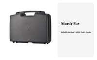 Multipurpose Hard Plastic Tool Case Long-Lasting Safeguarding Tool Box Shock-Resistant for Professionals, Photographers, Vehicle, Job Site