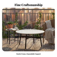 3 Pieces Weather-Resistant 3-Piece Patio Seating Group Rustresistant3Piece Patio set long-lasting Outdoor Furniture Modern Design for Apartment Dwellers, Homeowners, duos, Balcony, Garden, Porch, spineyard