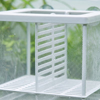 Fish Breeding Isolation Box with Net for Aquarium, Guppy Fry Hatchery and Nursery