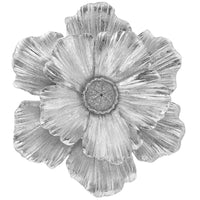 Floral Wall Art Decor Carved Floral Wall Decoration Easy to Hang Resin Flower Decor for Entryway