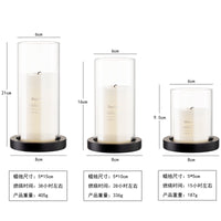 欧式烛台浪漫情人节烛光晚餐生日派对装扮酒店样板间摆件无烟蜡