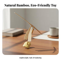 Auto-Balancing Butterfly Toy Handmade Balancing Bamboo Butterfly Desk Decoration Educational Nostalgic for Children, Classroom
