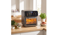 Air Fryer Oven Digital Air Fryer with Viewing Window Countertop Oven Multi-Function Appliance Less Oil for Home Kitchen