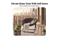 Foldable Design Padded bowl Chair Space-Saving Folding bowl Chair Ergonomic Comfort Household Furniture Sturdy Frame for Adults, Students, Teens, Balcony, Bedroom, Living Room, literature