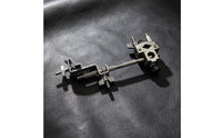 Adjustable Drum Clamp with Rod Long-Lasting Drum Hardware Clamp Strong Grip Double Mounting Bracket Professional for Stage, Practice Rooms