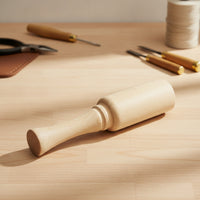 Beech Wood Mallet Balanced Wood Mallet with Tapered Handle Tool for Leathercrafters
