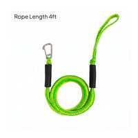 Guard Sleeves Bungee Dock Line Coiled Bungee Mooring Rope Shock Absorbing Stretch Dock Line Stretchy