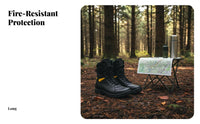 Heat Insulating Woodland Fire Safeguarding Gear Reflective Strips Firefighting Suit Set High-Visibility Wildland Firefighting Uniform for Firefighters, Emergency Responders, Rescue Workers, Wildfires