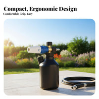Pressure Washer Foam Dispenser High Capacity 1L Soap Dispenser Foam Dispenser Leak-Resistant Car Wash Soap Foam Dispenser