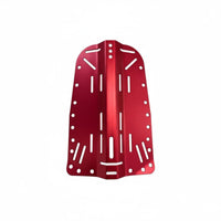 Scuba Diving Backplate Single-Piece Construction Backmount Diving Plate Anodized Finish Buoyancy Compensator Component