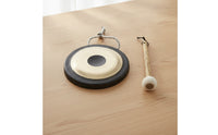 Gong with Mallet Resounding Brass Gong Traditional Percussion for Sound Effects, Temple Fairs