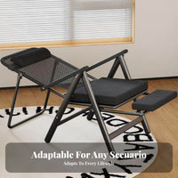 Multi-Position Lounger Adjustable Backrest Reclining Armchair for Home, Seniors