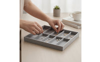 Jewelry Organizer Tray Velvet Jewelry Storage Tray Flocked for Drawer, Dresser