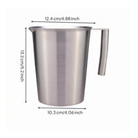 304 Stainless Steel Measuring Cup Side Handle Stainless Steel Measuring Cup Kitchen Tool Rust-Resistant