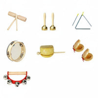 14 Pieces Hand Percussion Assortment Early Music Education for Toddlers, Parents