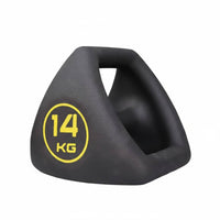 Triangle Kettlebell, Cast Iron, Coated, Large Ring Handle, Multifunctional Home Fitness Dumbbell