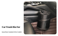 Foldable Car Trash Can Versatile Foldable Car Trash Can Multipurpose Foldable Vehicle Storage Bag for Drivers, Commuters, SUV, Truck, Travel