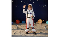 Astronaut Wearable Costume 3D Details Kids Space Explorer Jetpack Outfit Child's Space Voyager Costume for Children, Role Play, School Plays