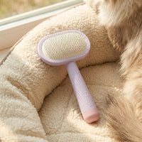 Dog Grooming and Cat Comb for Gentle Grooming, Dog Comb with Curved Comb Head for Face Cleaning, Small Pet Tool for Tear Stain Removal, 1 Pack