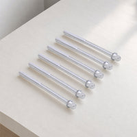 6 Pieces Drum Tension Rod Hex Head Drum Tension Rods Long Screw Rod for Drummers, Percussionists