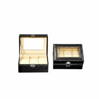 Clear View Lid Watch Display Box Soft Lining Household Storage