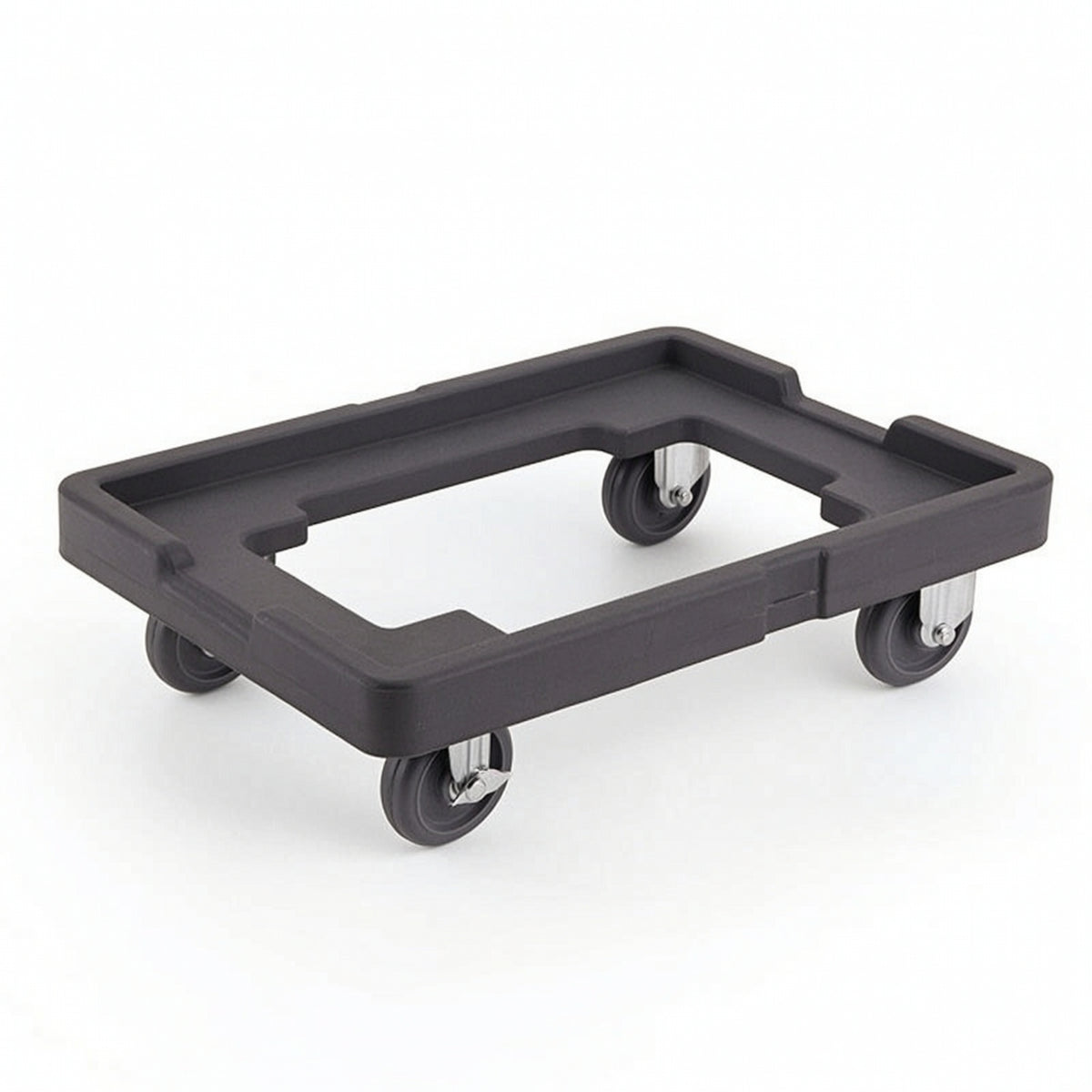 Low-Height Fermentation Box Cart Stable Fermentation Box Dolly Open Corner Proofing Tray Cart Rolling for Bakeries, Commercial Kitchens
