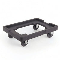 Low-Height Fermentation Box Cart Stable Fermentation Box Dolly Open Corner Proofing Tray Cart Rolling for Bakeries, Commercial Kitchens