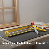 Manual Caulking Labor-Saving Design Caulking Sturdy Steel Construction Hardware Tool for Handymen, Renovators, Home Repair, Lavatory, Kitchen