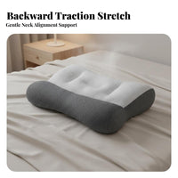 With Heat Heated Neck Pillow Breathable Material Cervical Contour Pillow Adjustable for Back Sleepers, Insomniacs, Sleeping, Home