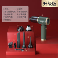 爱图腾无线车载吸尘器超强吸力大车用手持小型桌面汽车家用两用机 轻奢礼盒【暮色绿至尊款】可水洗滤芯*3+地刷+收纳软包