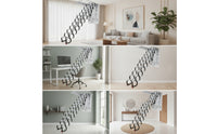 Telescopic Attic Staircase Electric Electric Attic Ladder with Remote Control Retractable for Duplex
