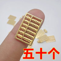 沙金小花生实心摆件一克黄铜合金招财进宝桌面鱼缸家居装饰用品