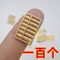 沙金小花生实心摆件一克黄铜合金招财进宝桌面鱼缸家居装饰用品