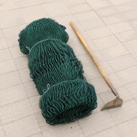 Synthetic Chicken Coop Netting, Dark Green Net, 3 cm, Support Rope Included, Weather-Resistant