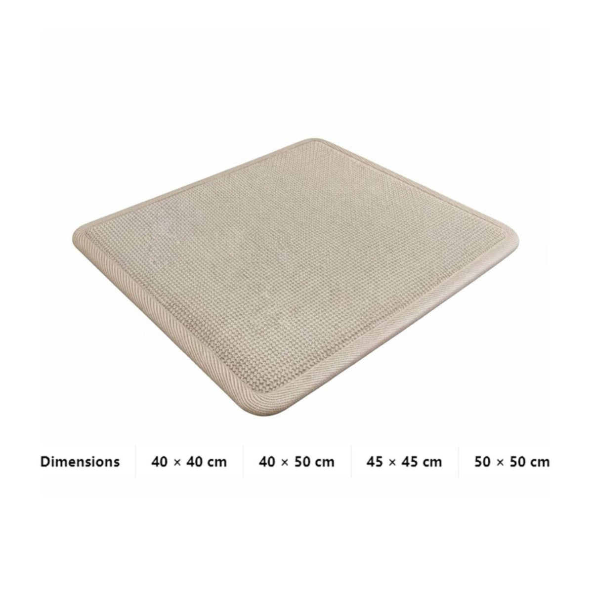 Extra Thick Thickened Sponge Chair Cushion High-Density Foam Filling Solid Wood Chair Cushion Piped Edging for Bay Window, Tea Room, Patio