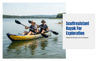 Inflatable Kayak, Durable Canoe, Thickened, Abrasion-Resistant, Outdoor Water Sports
