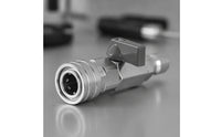 Inline Shutoff with Lever Handle Metal Hose Connector Leakproof Car Wash