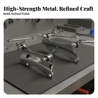 Motorcycle Backrest Luggage Rack Kit Multifunctional Motorcycle Backrest Luggage Rack Fast Release Sissy Bar Ergonomic Design