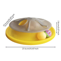 Interactive Cat Toy Exercise Cat Teaser Toy Round for Cats