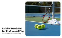 60 Pieces Ball Machine Compatible Pressureless Training Tennis Balls Regulation Size Pressureless Tennis Balls All-Court Play Sports Equipment ITF Compliant for Intermediate Players, Beginners, Coaches