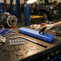 Engine Timing Belt Tensioner Wrench Multi-Adapter Timing Belt Tensioner Wrench Curved Pulley Spanner for Home Mechanics
