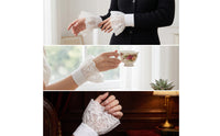 Lace Sleeve Cuffs Flared Lace Wrist Cuffs Delicate Apparel for Women