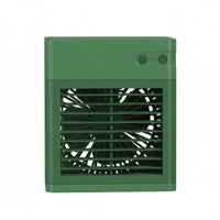 USB Desk Fan with Humidifier Quiet Personal Cooling Air Cooling Device Night Light Function Portable Air Conditioner for Bedroom