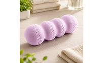 Solid Peanut Roller with Textured Surface Lightweight Peanut Foam Roller High-Density Foam Massage Tool Deep Tissue for Runners, Stretching