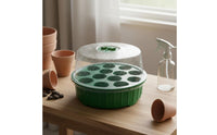 3 Pieces Moisture Retention 13-Cell Starter Kit Easy Monitoring Starter Kit Reusable Humidity Dome Tray Watertight Base for Balcony, Greenhouse, Nursery